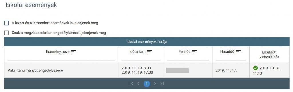 Engedélyezett – zöld pipa